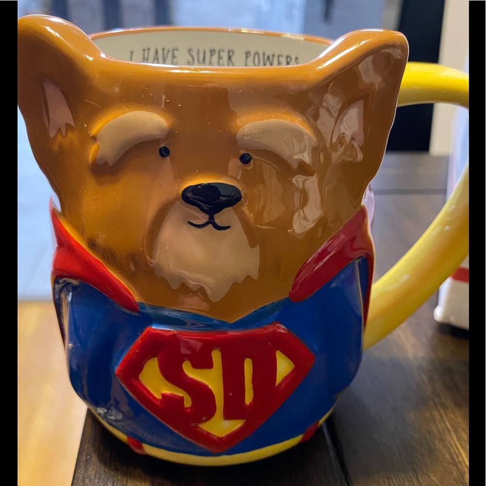 NWOT SUPER POWERS MUG